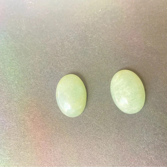 Oval Cabochon Aquamarine Parcel (2 PCS) - Picture 1 of 5